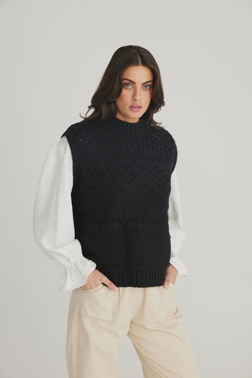 Talisman Nellie Knit Vest Talisman James St Boutique